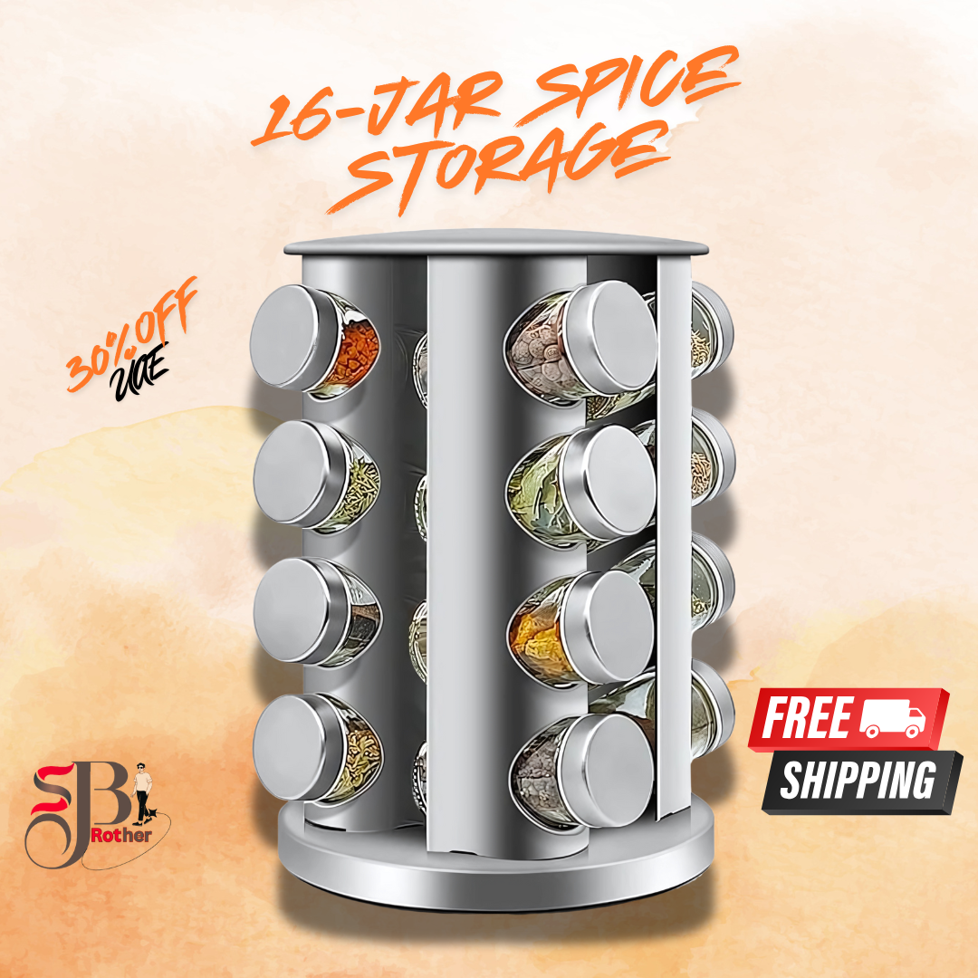 16-Jar Spice Storage